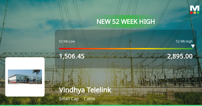 Vindhya Telelinks Stock Reaches Week High Outperforms Sector And