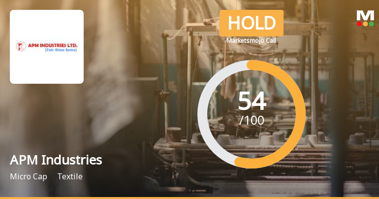 APM Industries Receives Hold Rating from MarketsMOJO Faces