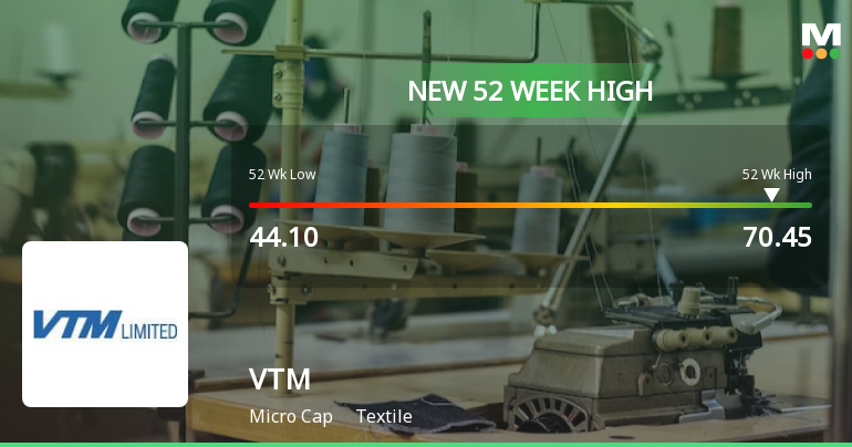 VTM's Stock Reaches 52-Week High, Outperforms Sector and Sensex in ...