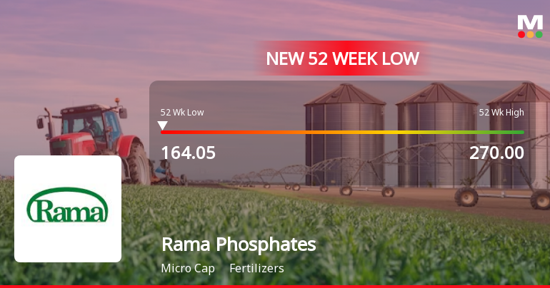 Rama Phosphates' Stock Hits 52-Week Low Amidst Underperfo...