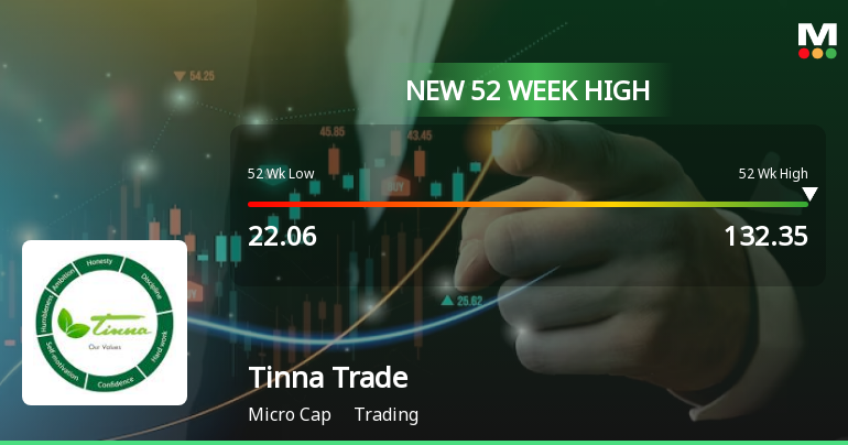 Tinna Trade Hits 52-Week High and Continues to Outperform Sector