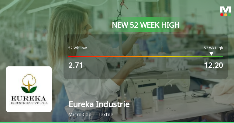 Eureka Industries Achieves 52-Week High Amidst Textile Se...