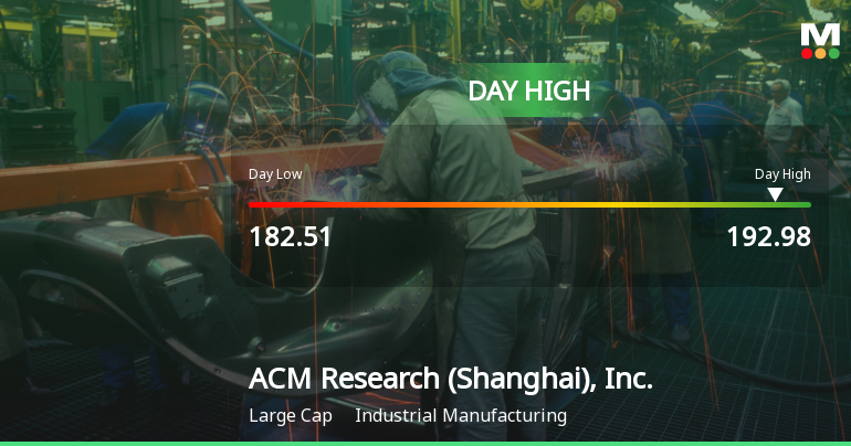 ACM Research Hits Day High with Strong 3.95% Intraday Surge