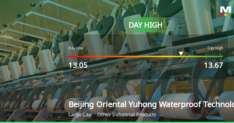 Beijing Oriental Yuhong Hits Day High with 4.01% Surge in Stock Price