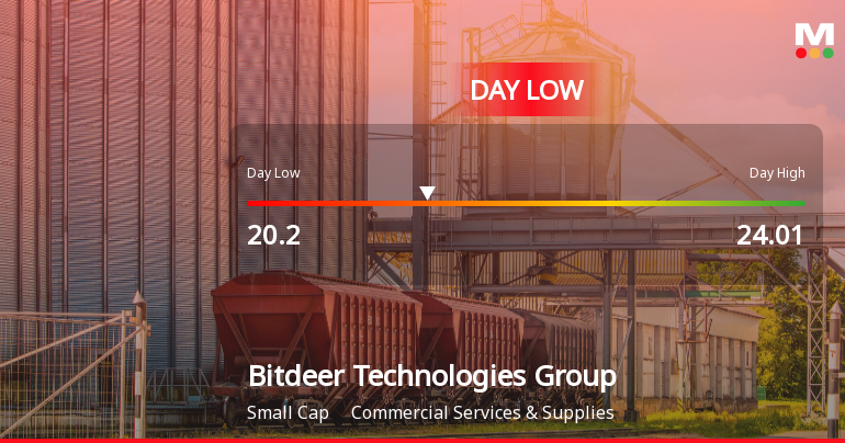 Bitdeer Technologies Hits Day Low of $20.20 Amid Price Pressure