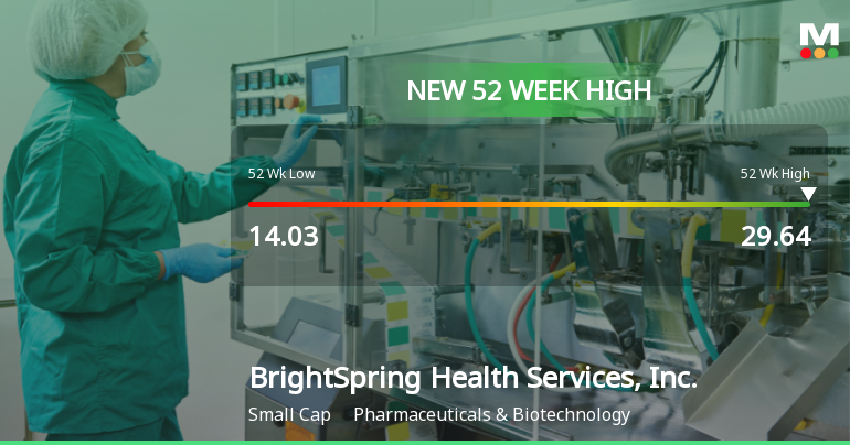 BrightSpring Health Services Hits New 52-Week High of $29.64