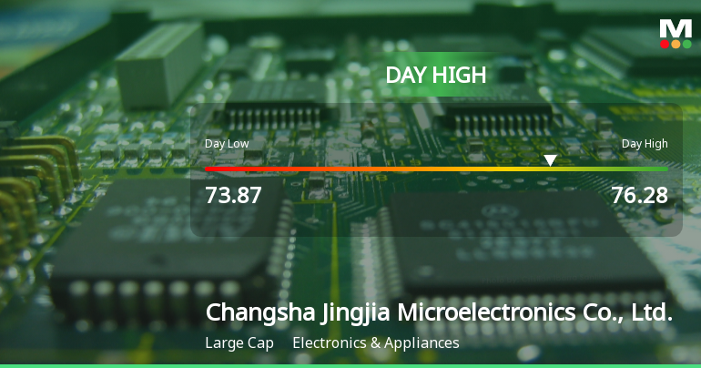 Changsha Jingjia Microelectronics Hits Day High with 3.16% Surge