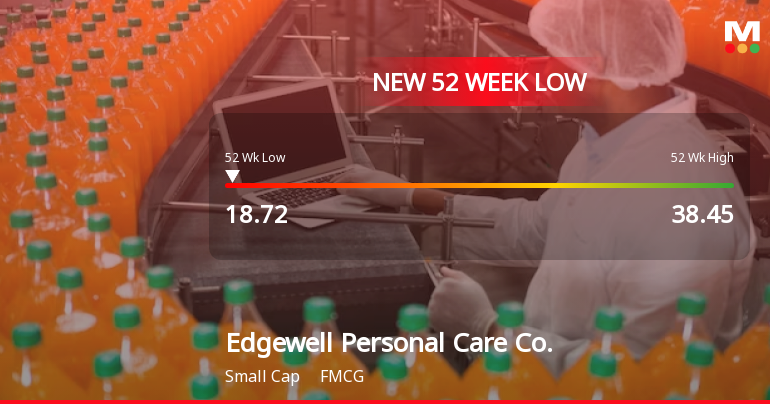 Edgewell Personal Care Co. Stock Plummets to New 52-Week Low of $18.72