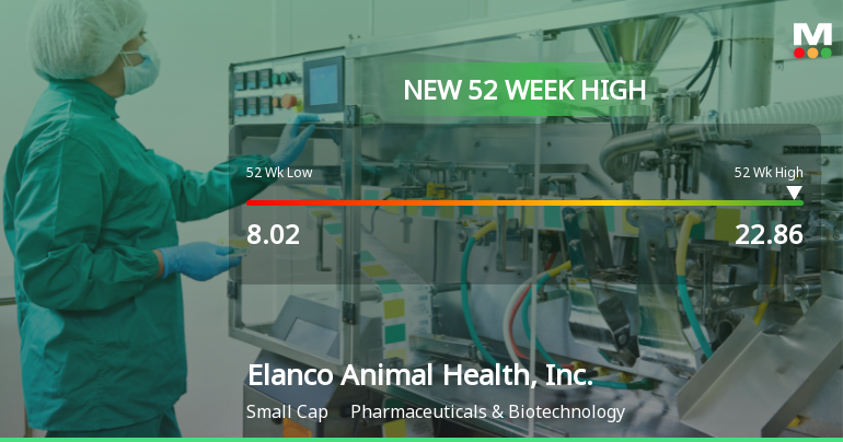 Elanco Animal Health Hits New 52-Week High of $22.86