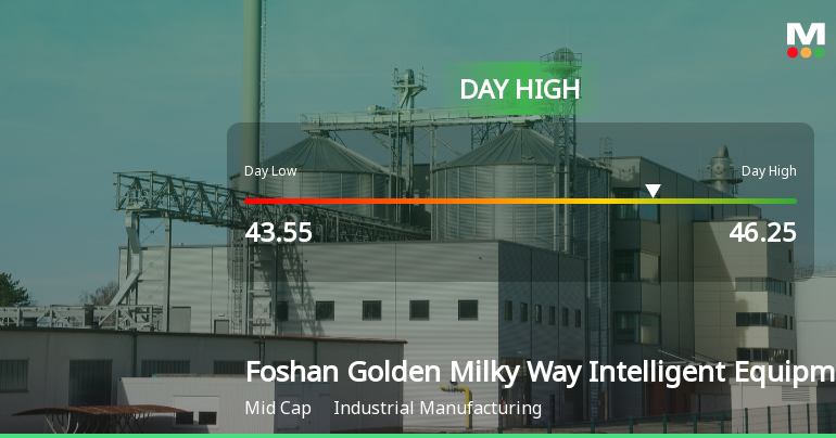 Foshan Golden Milky Way Hits Day High with 13.28% Surge