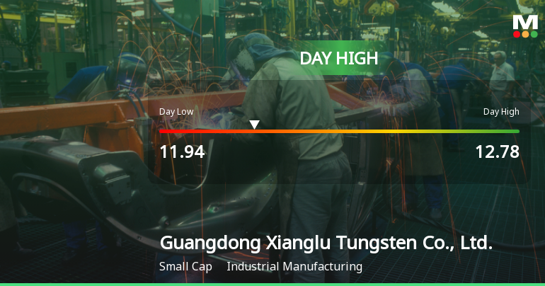 Guangdong Xianglu Tungsten Hits Day High with 7.61% Surge