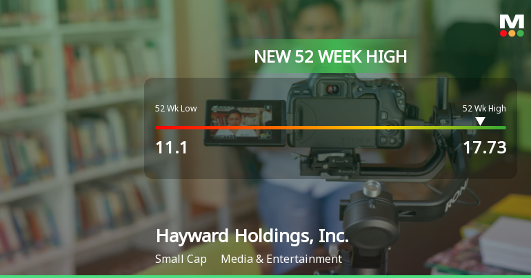 Hayward Holdings Hits New 52-Week High of $17.73, Showcasing Strong Growth