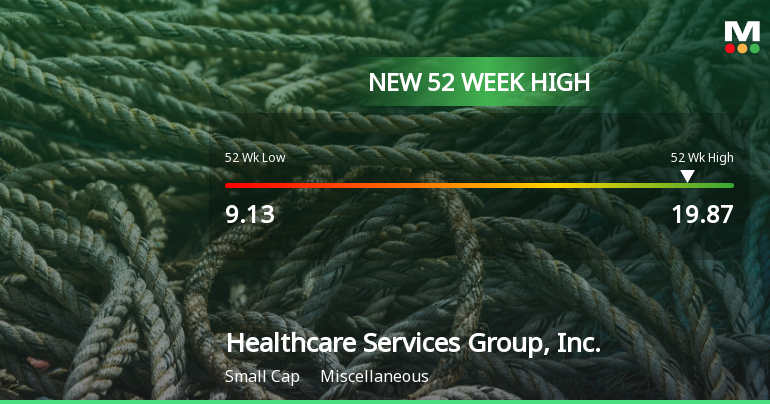 Healthcare Services Group, Inc. Hits New 52-Week High of $19.87