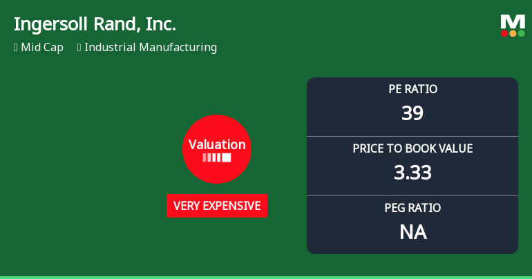 Ingersoll Rand Experiences Valuation Adjustment Amidst Market Performance Challenges