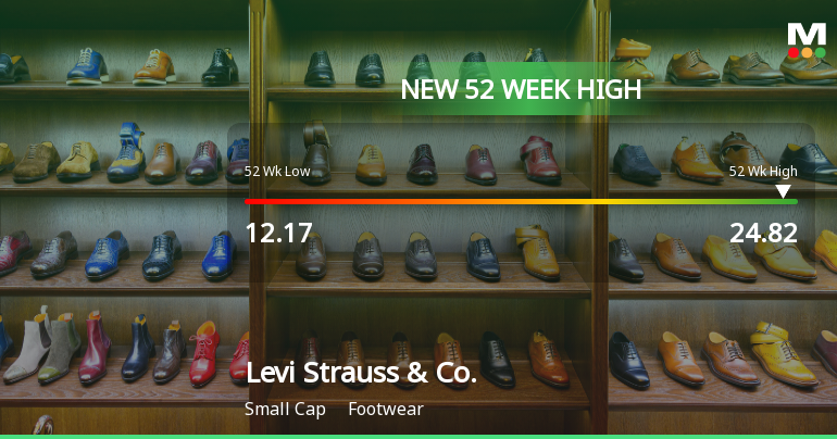 Levi Strauss & Co. Hits New 52-Week High at $24.82