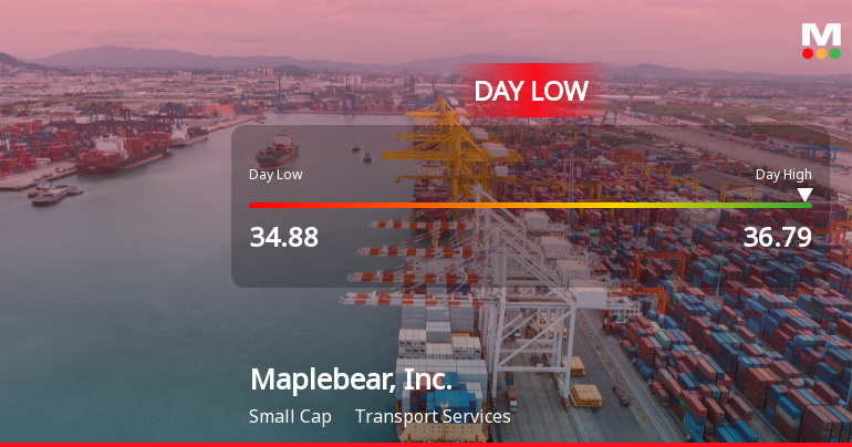 Maplebear, Inc. Hits Day Low at $34.88 Amid Price Pressure