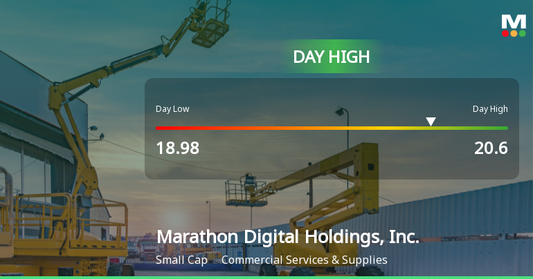 Marathon Digital Hits Day High with 8.53% Surge Amid Market Decline
