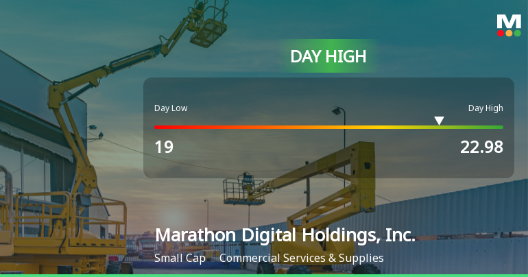 Marathon Digital Hits Day High with 9.88% Surge in Stock Price