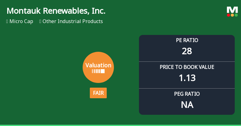 Montauk Renewables, Inc. Experiences Valuation Adjustment Amidst Market Performance Insights