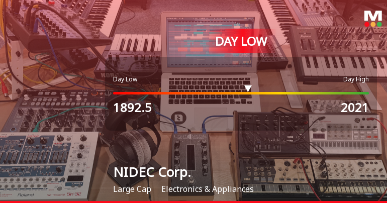 NIDEC Corp. Stock Hits Day Low Amid Price Pressure, Falls to JPY 1,892.50