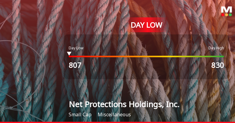 Net Protections Holdings Hits Day Low of JPY 807 Amid Price Pressure