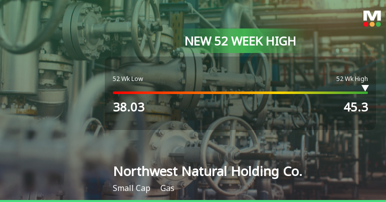 Northwest Natural Holding Co. Hits New 52-Week High of $45.30