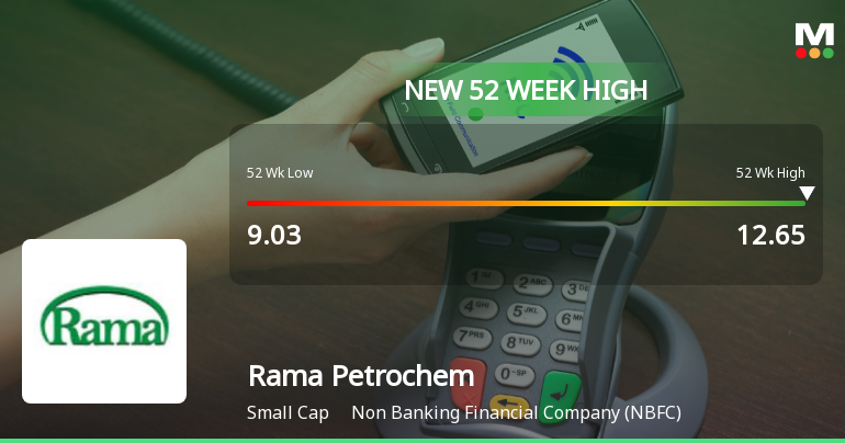 Rama Petrochemicals Hits New 52-Week High at Rs. 12.65
