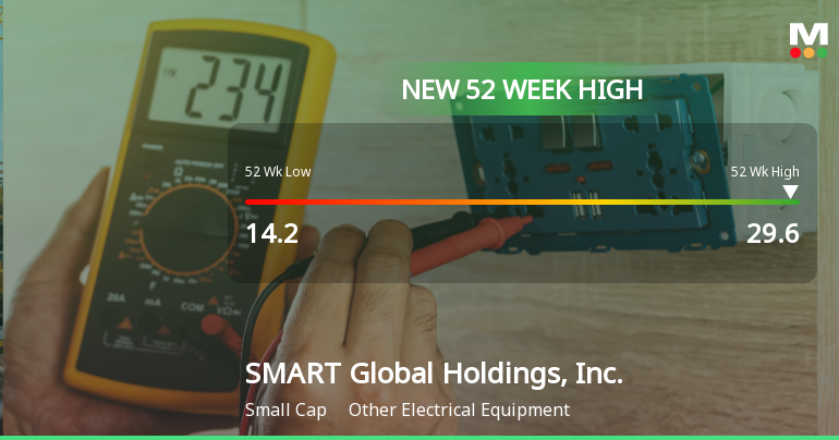 SMART Global Holdings Hits New 52-Week High at $29.60