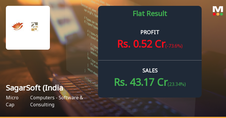 SagarSoft (India) Ltd Q2 FY26: Mounting Losses Signal Dee...