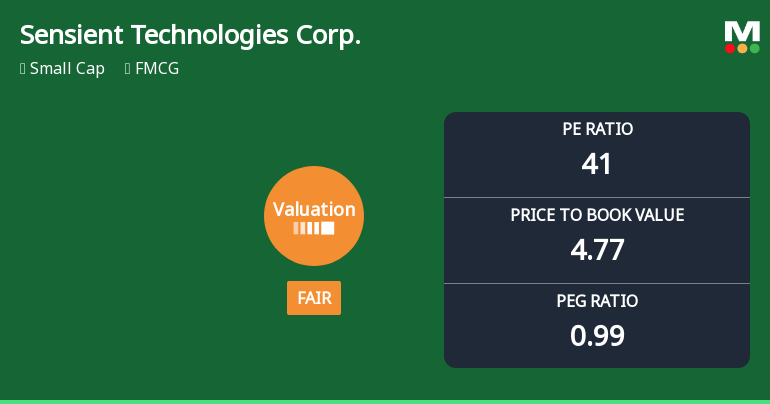 Sensient Technologies Corp. Experiences Revision in Stock Evaluation Amid Mixed Valuation Metrics