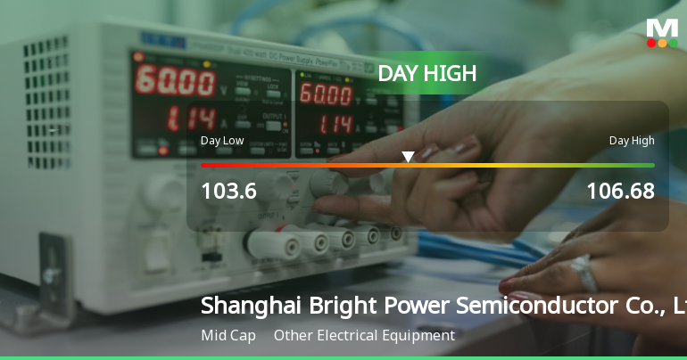 Shanghai Bright Power Semiconductor Hits Day High with 5.94% Surge