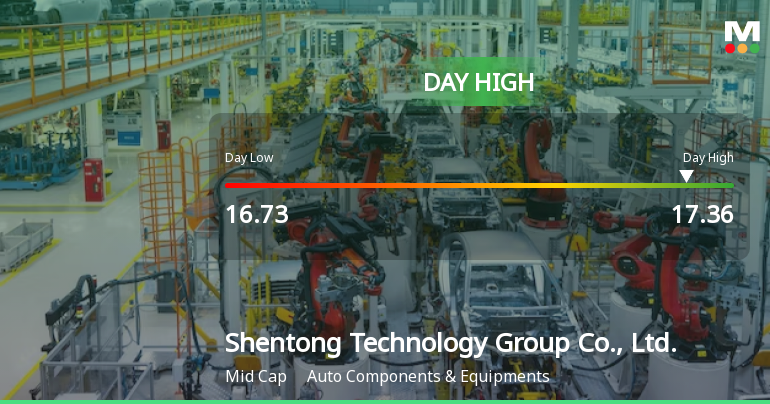 Shentong Technology Hits Day High with Strong 6.33% Intraday Surge