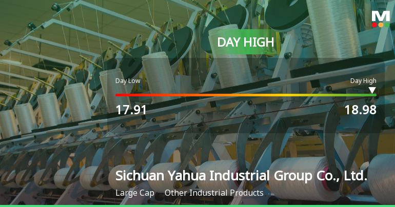 Sichuan Yahua Stock Hits Day High with 4.58% Surge