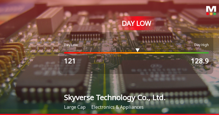 Skyverse Technology Hits Day Low at CNY 121 Amid Price Pressure