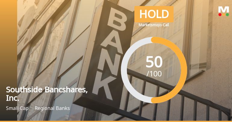 Southside Bancshares Faces Bearish Trends Amid Flat Financial Performance and High Institutional Holdings