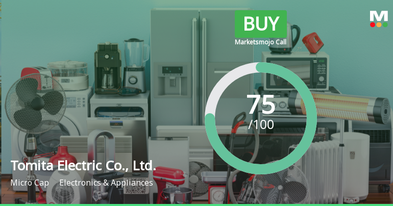 Tomita Electric Adjusts Valuation Amidst Financial Challenges and Strong Market Performance