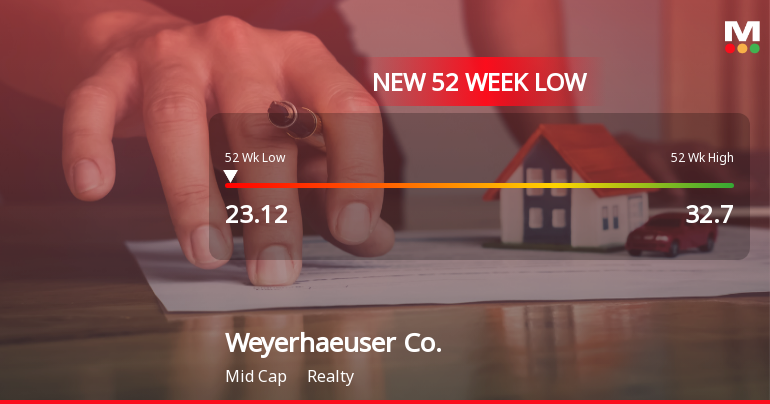 Weyerhaeuser Co. Hits New 52-Week Low at $23.12