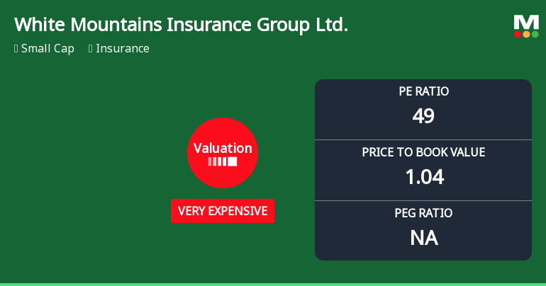 White Mountains Insurance Group Ltd. Experiences Revision in Its Stock Evaluation Metrics