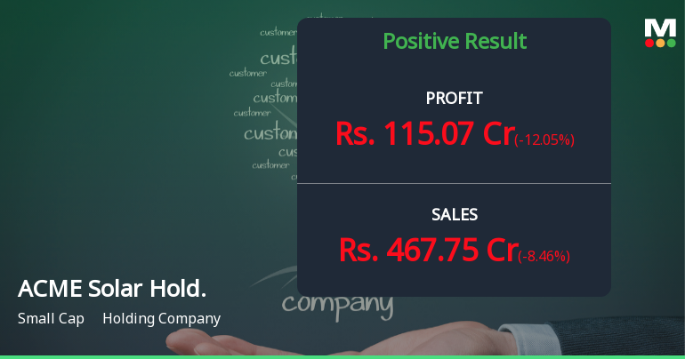 ACME Solar Holdings Q2 FY26: Profit Surge Masks Rising Interest Burden and Valuation Concerns