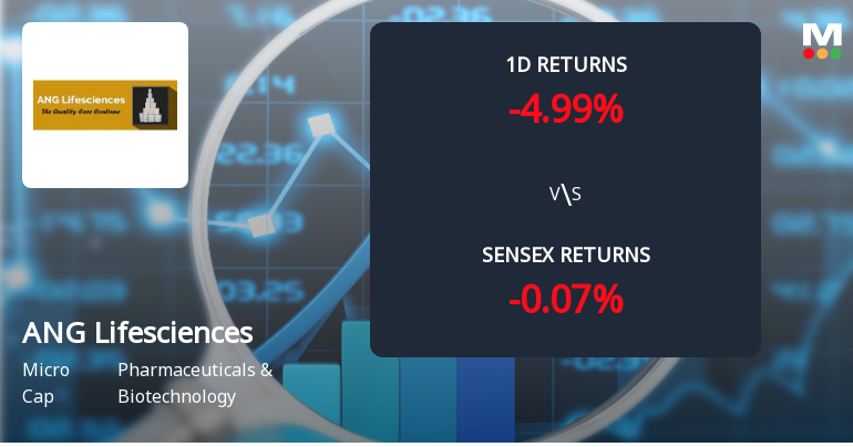ANG Lifesciences India Faces Intense Selling Pressure Amid Consecutive Losses