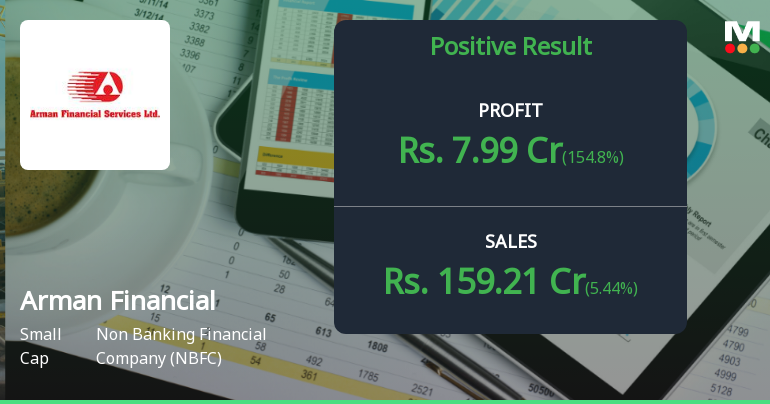 Arman Financial Q2 FY26: Profitability Recovery Masks Underlying Asset Quality Concerns