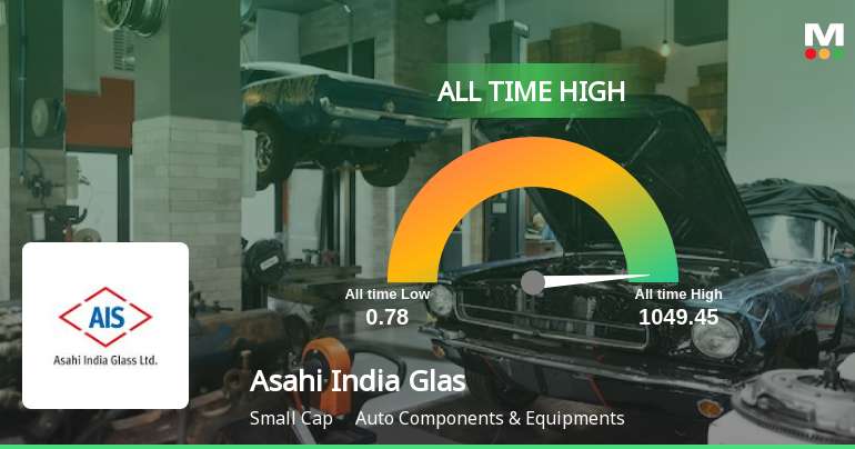 Asahi India Glass Stock Hits All-Time High Amid Strong Market Performance