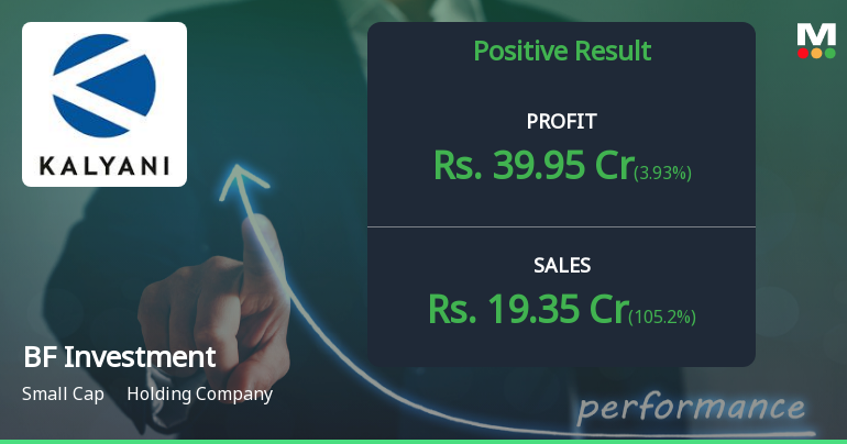 BF Investment Q2 FY26: Profit Recovery Masks Underlying Volatility Concerns
