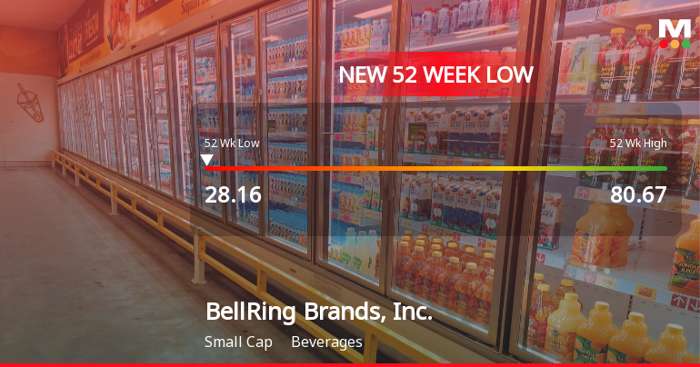 BellRing Brands, Inc. Hits 52-Week Low at $28.16 Amidst Financial Struggles