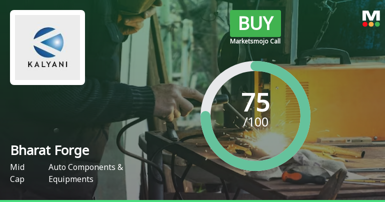 Bharat Forge Sees Revision in Market Evaluation Amid Strong Financial and Technical Indicators