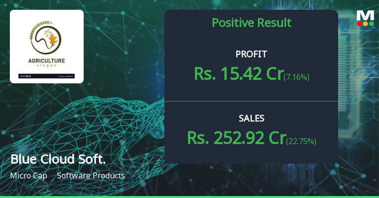 Blue Cloud Softech Solutions Q2 FY26: Strong Profit Growth Masks Concerning Price Collapse