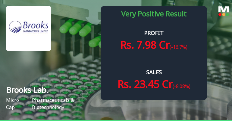 Brooks Laboratories Q2 FY26: Sharp Profit Decline Amid Margin Pressures
