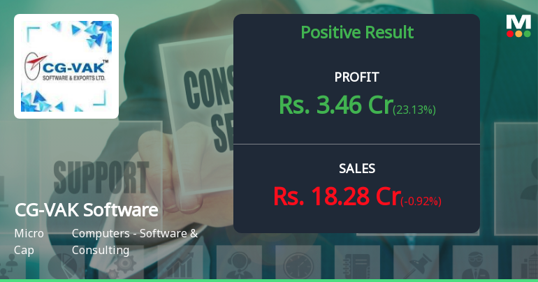 CG-VAK Software Q2 FY26: Profit Surge Masks Revenue Stagnation Concerns