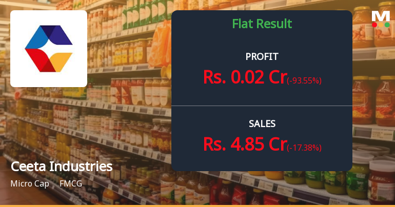 Ceeta Industries Q2 FY26: Profit Plunge Amid Revenue Contraction Raises Serious Concerns