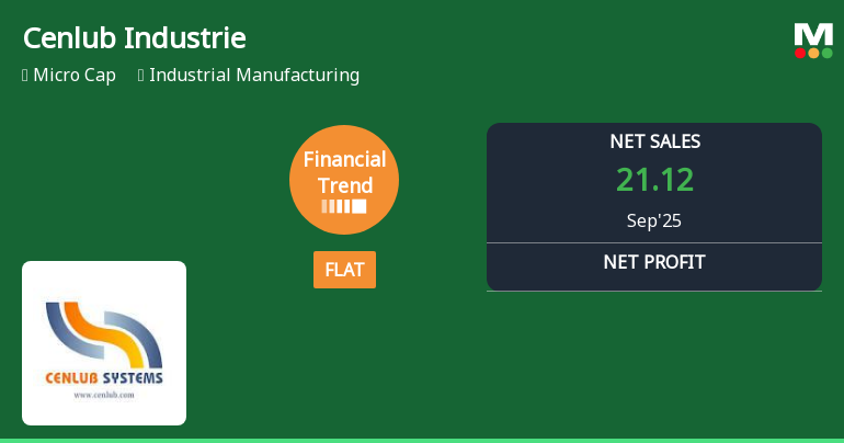 Cenlub Industries Shows Improved Stability Amidst Mixed Financial Performance Indicators